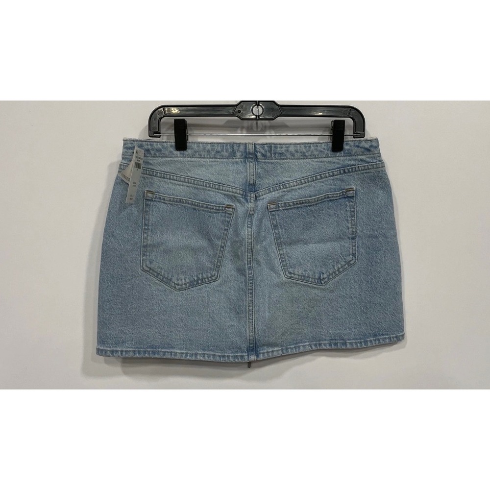 🖤Abercrombie & Fitch 🤑🖤🚨Curve Love Mid Rise Denim‎ Mini Skirt Size-27NEW$70 - Picture 7 of 9